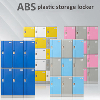 Casier à sacs d'école en plastique ABS avec serrure électronique/clé pour salles de classe, écoles primaires et secondaires, maternelles, armoire de rangement
