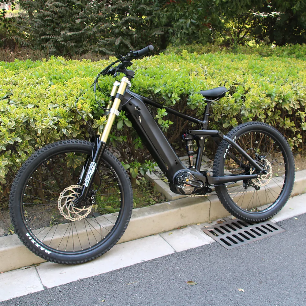 New 48V 1000W metà motore elettrico della bici full suspension MTB bicicletta elettrica con Bafang Ultra Motore G510