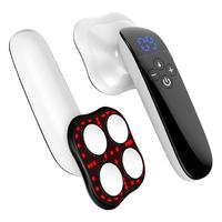Martillo de Masaje Inalámbrico Recargable por USB con Control Remoto, 10 Niveles de Intensidad, 3 Modos para Eliminar la Celulitis y Perder Peso