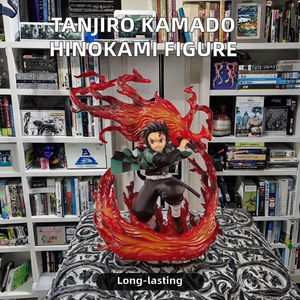 Statua Action Figure di Alta Qualità Demon Slayer in PVC - <span class=keywords><strong>Tanjiro</strong></span> <span class=keywords><strong>Kamado</strong></span> Hinokami Kagura, Modello da Collezione <span class=keywords><strong>Anime</strong></span> di Ottima Qualità in Scatola - Product Image 2