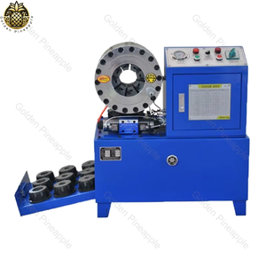 Xách tay 2-inch ống thủy lực Máy ép 6-51mm máy xúc đứng Ống rèn Uốn Tóc bồng cao su 220V PLC thành phần cốt lõi - Product Image 1