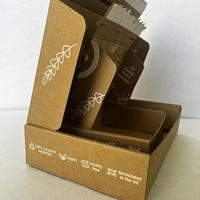 Caja de Envío de Cartón Corrugado Reciclable, Personalizada, Rígida, Colorida, con Recubrimiento UV, Grabado en Relieve, para Empaque de Toallas