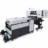 Printer DTF 60cm dengan Epson I3200 I1600 XP600, Board Hoson yang ditingkatkan, Conveyor Belt, dan Powder Shaker