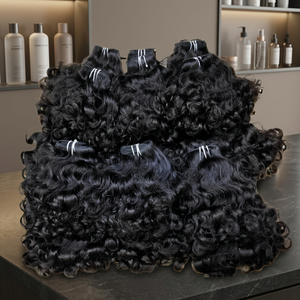 Extensions de cheveux humains bouclés naturels, épaisses et volumineuses, aspect naturel, best-seller - Product Image 3