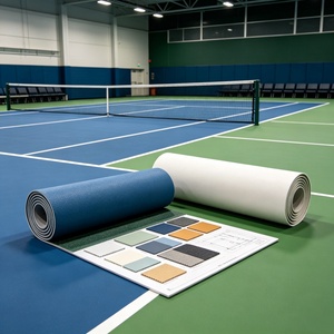 Inolp Complete Sports Court Solution Anti-Aging Waterproof Sports Hall Tennis Pickleball Court Flooring Mat Solution - Product Image 6