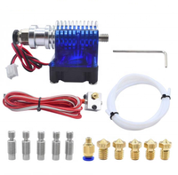 Kepala Ekstrusi J-head Hotend Logam Aksesoris Printer 3D Kit Nosel Versi E3DV6 kepala ekstrusi
