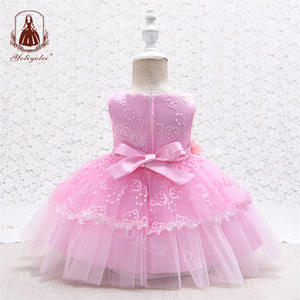 Yoliyolei-vestido De fiesta para niña De 3 <span class=keywords><strong>meses</strong></span>, <span class=keywords><strong>bata</strong></span> De Baptme Pou, Fille al-fitr Eid, vestido De princesa para bebé De 2 años - Product Image 2