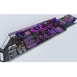 Bettaplay Parco Trampolini Commerciale Indoor di 1300 mq, Centro Giochi con Parete da Arrampicata e <span class=keywords><strong>Sala</strong></span> <span class=keywords><strong>Feste</strong></span> <span class=keywords><strong>per</strong></span> Centri Commerciali - Product Image 1