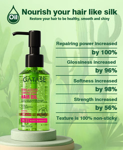Huile Capillaire Réparatrice aux Herbes et aux Fleurs de <span class=keywords><strong>Cactus</strong></span> OEM GATASE – Soins Capillaires Professionnels Sous Marque Privée pour Cheveux Abîmés – Produits en Gros - Product Image 1