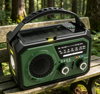 16000mAh Notfall-Radio AM FM Solar Handkurbel USB-A-Ausgang Tragbarer Empfänger für Zuhause und Outdoor