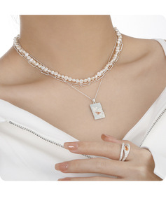 Wholesale 18k Gold Plated <strong>Unique</strong> <strong>Necklace</strong> Engraving Pendant <strong>Necklace</strong> 925 Sterling <strong>Silver</strong> <strong>Necklace</strong> - Product Image 5