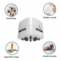 Mini aspirateur de bureau rechargeable USB sans fil, rotatif à 360°, pour nettoyer les poils