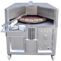 Four à base de pierre à pain pita en acier inoxydable lahmacun chapati roti machine à pain plat machine à roti