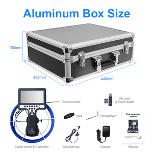 Wopson OEM/ODM Cầm Tay 7Mm Ống Kính Không Thấm Nước Hệ Thống Thoát Nước Máy Ảnh Kiểm Tra Đường Ống Borescope Kiểm Tra Máy Ảnh Với Đồng Hồ Truy Cập - Product Image 6