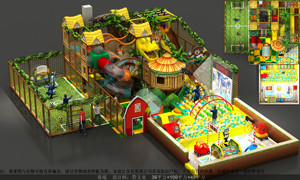 Parc d'attractions Installations soft play bébé clair <span class=keywords><strong>balle</strong></span> fosse toboggan centre de jeu enfants aire de jeux intérieure - Product Image 2