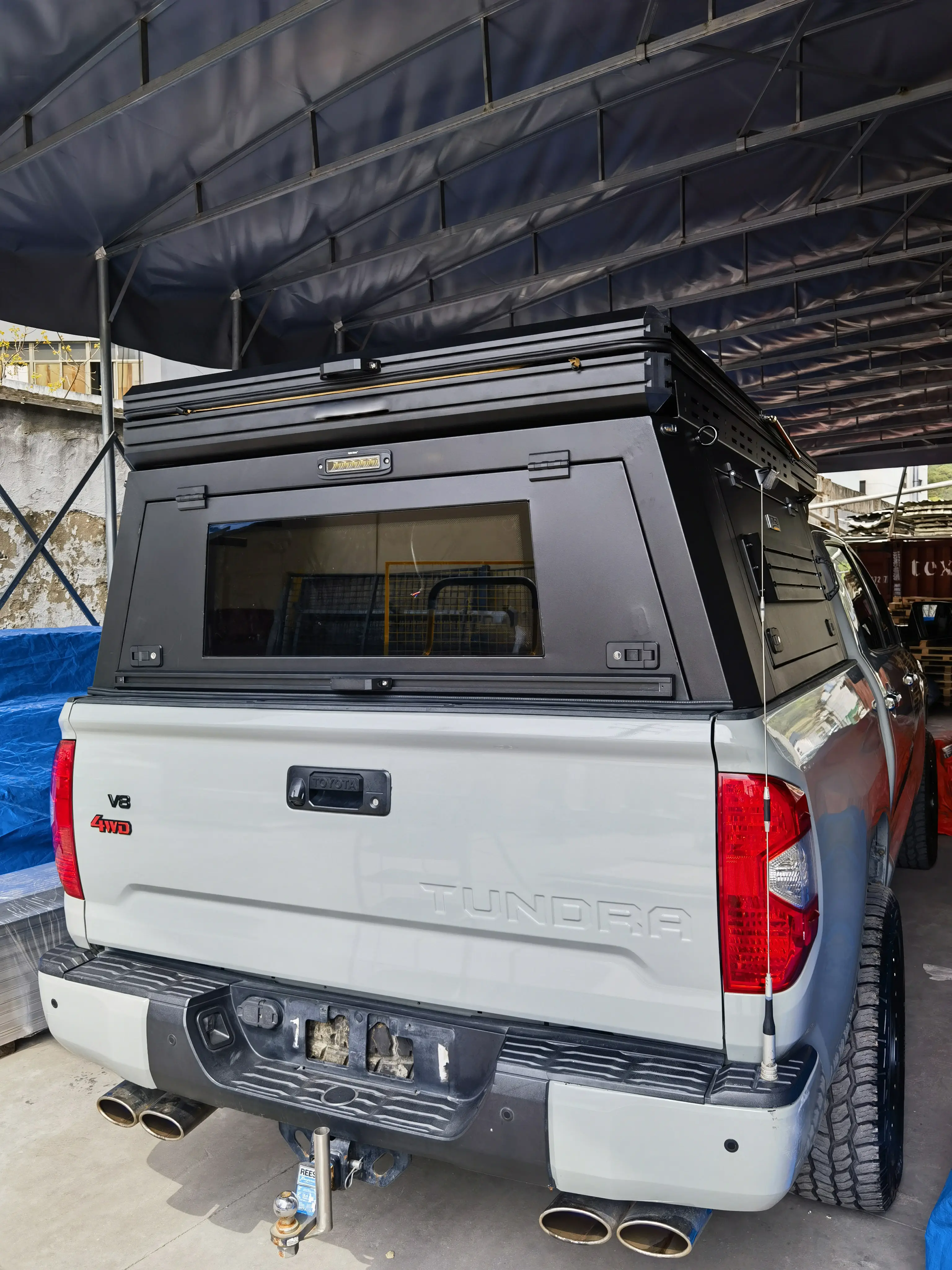 Tundra 4x4 Pickup Accesorios Steel Truck Bed Rack System Hardtop Topper Canopy para Toyota