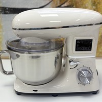 Robot culinaire sur socle 6,5 L avec écran d'affichage, batteur mélangeur de pâte et bol mélangeur pour gâteaux