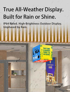 Pantalla Digital Táctil Mágica de 4/5 Lados, Publicidad Interior/Exterior para Tiendas, a Todo Color, 5V, Fácil de Colgar, Montada o de Pie - Product Image 3