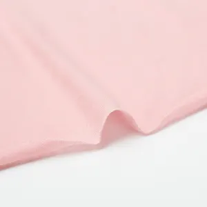 15 colori Spot merci di alta qualità 60s 170GSM mercerizzato cotone tessuto a maglia 100% puro cotone per abbigliamento t-shirt