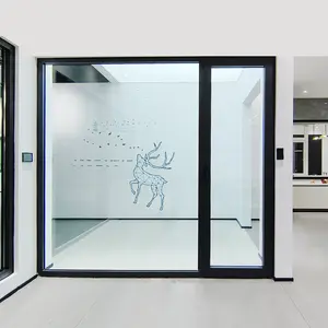 2024 última ventana de vidrio de diseño moderno para patio francés altamente personalizada