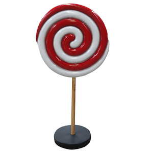 Decoración para Fiestas, Escultura <span class=keywords><strong>de</strong></span> Piruleta <span class=keywords><strong>de</strong></span> Fibra <span class=keywords><strong>de</strong></span> Vidrio, Decoración para Tienda <span class=keywords><strong>de</strong></span> Dulces - Product Image 6