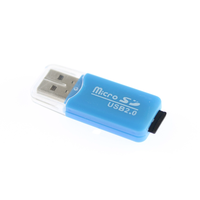 Mini USB portátil 2,0 TF SD lector de tarjetas de memoria adaptador T-Flash de alta velocidad para PC portátil ordenador vehículo altavoz