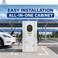 YIXINDIAN 2026 Pengisi Daya EV DC Cepat All-in-One Off-Grid 40kW 60kW 80kW 120kW Panel Surya Penyimpanan Daya Bank Daya CCS1/CCS2/CHAdeMO LCD
