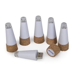 Glass Bottle Lamps Cork Night Light LED Lamps USB Bottle Stopper Night Lights Cork Stoppers Decorative Bottle Lamps <strong>Decoratio</strong> - Product Image 3