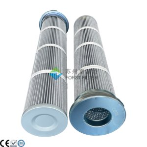 Mặt bích End <span class=keywords><strong>Cap</strong></span> Air Dust Lọc Cartridge Polyester xếp li lọc cho công nghiệp bụi thu gom - Product Image 1