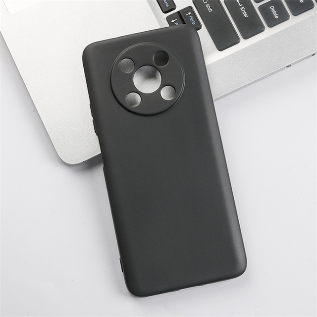 New Factory Soft TPU Silicone Case for Huawei Nova Y90 4G Black Full Matte Non-slip TPU Smart Phone Blank Shell