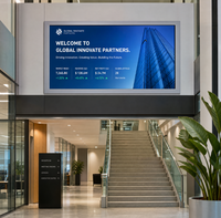 Écran LED d'escalier intérieur P2, affichage LED couleur pleine pour escaliers commerciaux intérieurs
