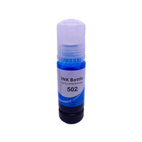 Kits de recharge d'encre à base de colorant 502 bouteilles compatibles pour Epson ET3760 ET4760 ET4850 ET15000 ET4750 ET2720 502 encre à colorant pour imprimante à jet d'encre