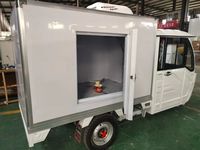 Tricycle électrique réfrigéré automatique neuf et économique pour la vente de yaourt glacé, fabriqué en Chine