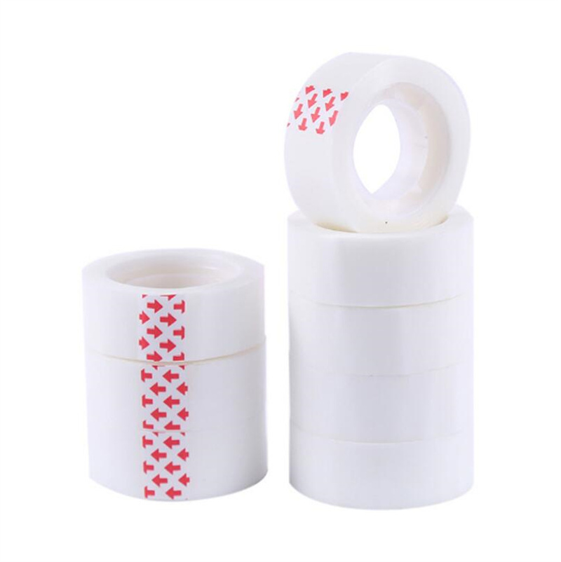 Оптовая продажа, офисные клейкие ленты и небольшая прозрачная лента, белая невидимая лента