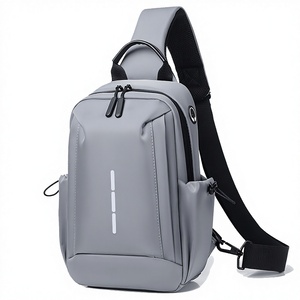 Sac de Poitrine en Nylon Imperméable Unisexe Grande Taille Portable pour Voyage, Affaires et Trajet Quotidien – Style Tendance - Product Image 1