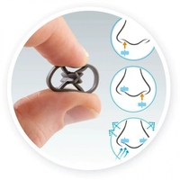 Kit de Démarrage Dilatateur Nasal en Silicone Ultra-Résistant – Bandes Nasales pour Augmenter l'Inhalation d'Air, Améliorer la Qualité du Sommeil et Anti-Ronflement