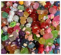 Grosir Campuran Figur 3D Lucky Mang Dai Mystery Surprise Blind Bag Figur Hewan Mainan Anak untuk Liontin Perhiasan Gantungan Kunci Trendi