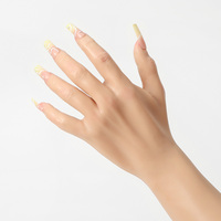 Guantes de Silicona de 65 cm para Mujer, Mangas con Textura de Piel Altamente Simulada, Prótesis para Cubrir Cicatrices en el Brazo, para Crossdresser y Cosplay