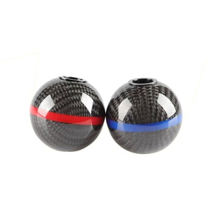 Pomello leva cambio auto universale a 5/6 velocità in fibra di carbonio per Honda Toyota <span class=keywords><strong>Mugen</strong></span> - Product Image 5