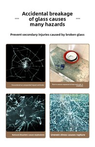 Film <span class=keywords><strong>de</strong></span> sécurité transparent anti-explosion auto-adhésif pour vitres domestiques, fenêtres et portes coulissantes <span class=keywords><strong>de</strong></span> salle <span class=keywords><strong>de</strong></span> bain - Product Image 6