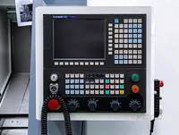 Tour CNC horizontal de précision 3 axes TCK56Y, robuste, avec commande GSK, changeur d'outils automatique unique et conception à banc incliné