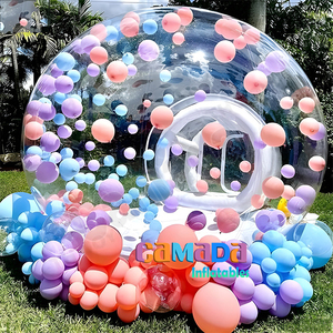 Dôme à bulles transparent géant gonflable pour l'extérieur, tente à bulles gonflable avec ballons, <span class=keywords><strong>maison</strong></span> à bulles gonflable - Product Image 5