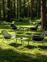 Chaise longue d'extérieur en plastique creux, chaise de plage moderne, résistante aux intempéries, pour patio, jardin, balcon, cour, chaise d'appoint pour la maison