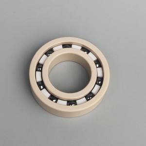 6008 40x68x15mm PEEK Hybrid Ball Bearing <b>Silicon</b> Nitride Ball for Chemical Pump - Product Image 2
