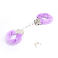 Menottes Vente en gros Jeux sexuels Métal Acier inoxydable Fourrure Bdsm Bondage Contraintes pour femmes Ensembles de menottes sexy Sex Toy