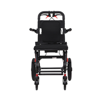 Fauteuil roulant de voyage pliable léger de haute qualité avec frein à main pour enfants et adultes