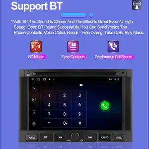 Lettore Multimediale per Auto da 7 Pollici per PEUGEOT 3008 5008 Partner CITROEN Berlingo 2010-2016 con Carplay, Android Auto, Mirror Link, WIFI - Product Image 3