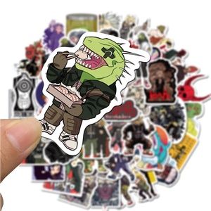 50Pcs New Japan Anime Dorohedoro Decor Label <span class=keywords><strong>per</strong></span> Skateboard bagagli Laptop Notebook Cartoon Anime Stickers - Product Image 4