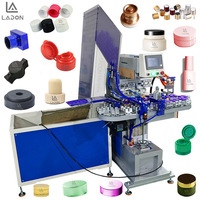Máquina de Tampografía Totalmente Automática, Robot de Desmontaje de Tapas de Botellas de Plástico, Impresora de Tampografía con Pantalla Táctil y Transportador