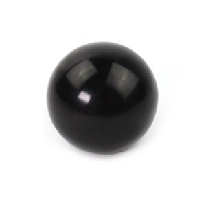 Perilla de Bola de Plástico Negro con Superficie de Espejo, M6 M8 M12, Perilla de Bola de Baquelita, Perilla Redonda, Molde de Inyección de Plástico para Tuercas - Product Image 3